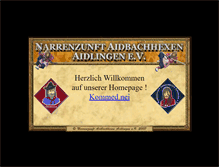 Tablet Screenshot of aidbachhexen.de